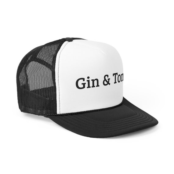 Gin in Tonic Trucker Hat, Classic Snapback, 2000s Era Hat, Sorority Hat,  College Party Cap, Y2k Alcohol Hat - Etsy