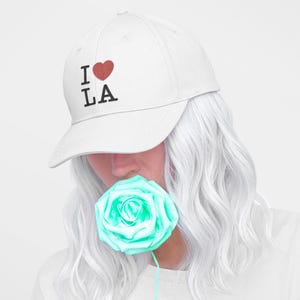 Los Angeles Theme Classic Dad Cap, I Love LA Hat, California Baseball Cap, Vintage City Souvenir, Retro Dad Hat