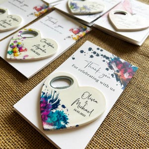 Ouvre-bouteille Magnétique Personnalisé – Cadeaux de Mariage, Souvenirs en Gros, Cadeau de Remerciement, Douche Nuptiale