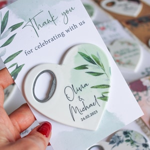 Personalized Magnet Bottle Opener: Custom Wedding Favors