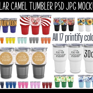 Polar Camel 30oz Ringhals Edelstahl Becher Mockup Rohling Polar Camel t30 Mockups