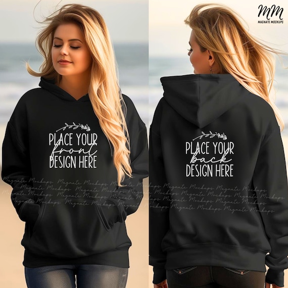 Cheap black hoodies womens sales
