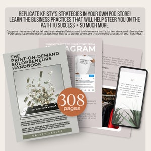 Print on Demand Solopreneurs Handbook: 300+ Page POD Business Guide (Ebook) immagine 2