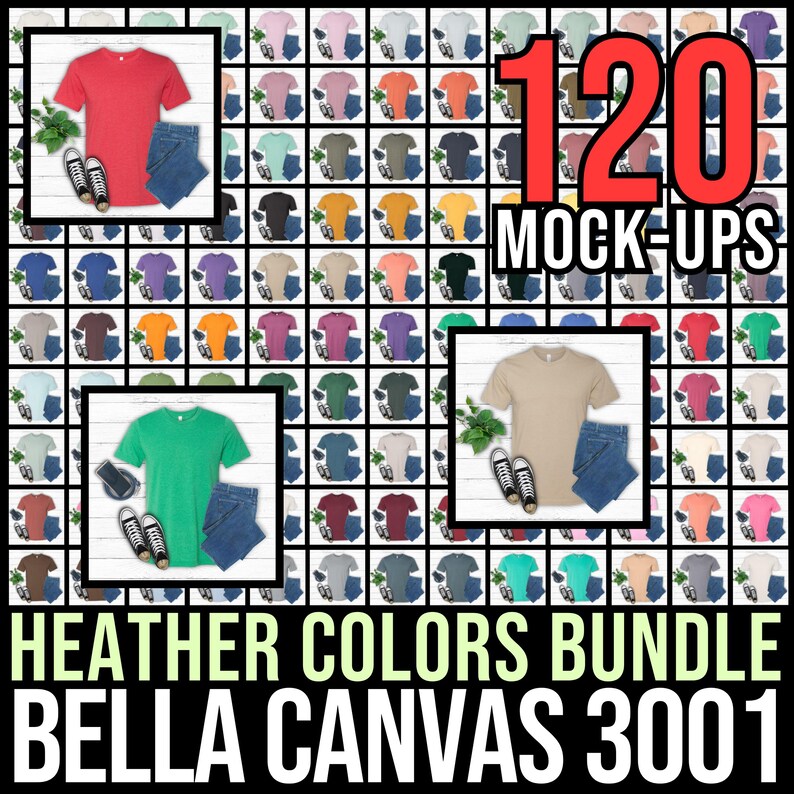 4000+ Mockup MEGA Bundle: AI Model & Flat Lay Gildan Bella Canvas Comfort Colors + much more Mockups (Digital Download) image 16