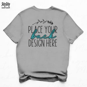 sport grey Gildan 5000 t-shirt mockup back of shirt unisex Gildan heavy cotton shirt mock up Flat Lay Gildan Shirts Mockups AI jpg download
