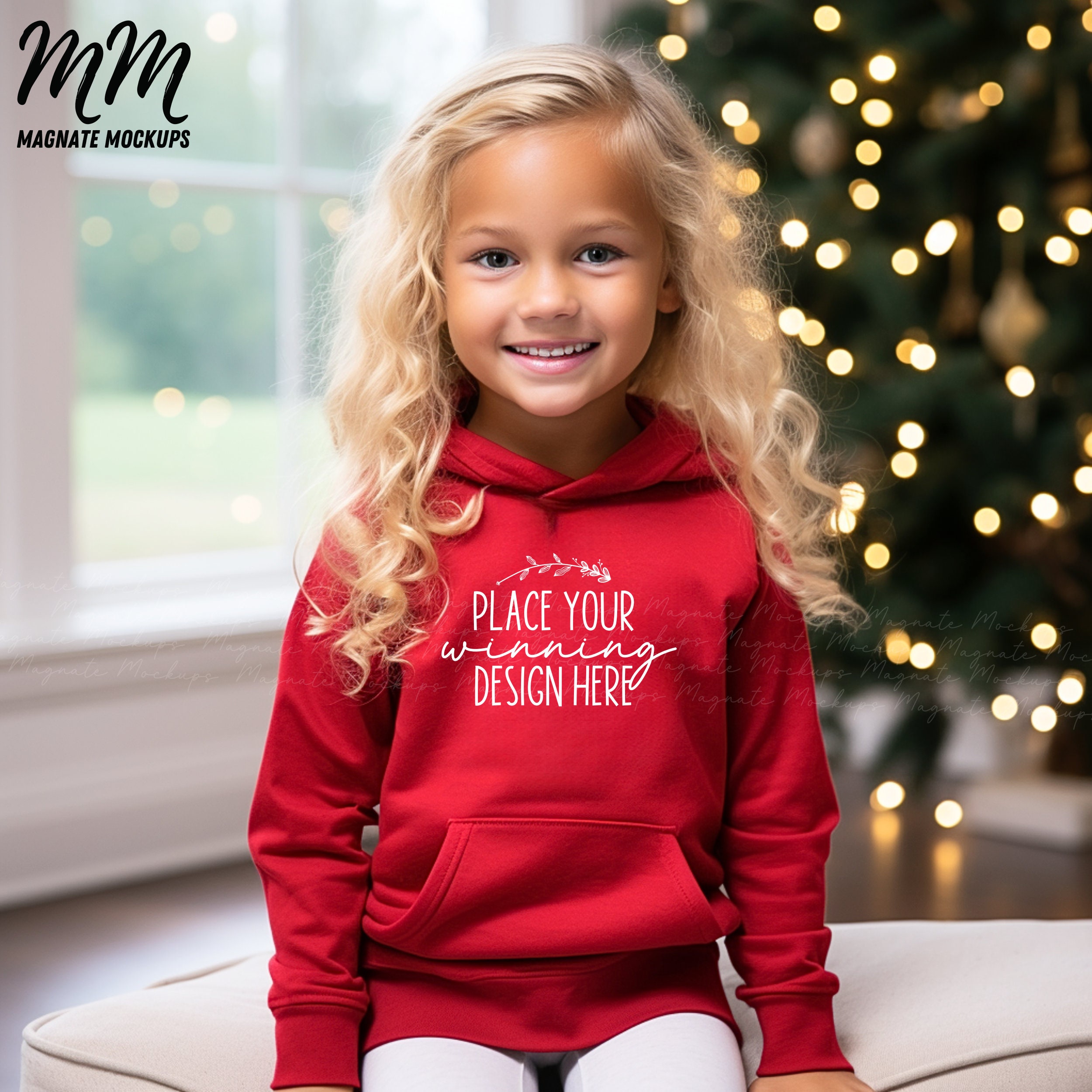 Girls red hoodie hot sale
