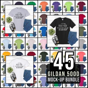 4000+ Mockup MEGA Bundle: AI Model & Flat Lay Gildan Bella Canvas Comfort Colors + much more Mockups (Digital Download) image 13