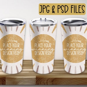 20oz tumbler mockup smart object psd file large stainless steel mockups travel size insulated mock up printify mock ups pdf AI download