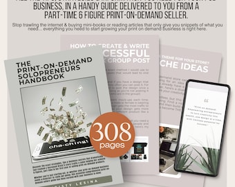 Print on Demand Solopreneurs Handbook: 300+ Page POD Business Guide (Ebook)
