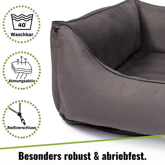 CopcoPet Hundebett Orthopdisch Hundekissen Hundesofa Emma Wildlederoptik  waschbar - Etsy sterreich