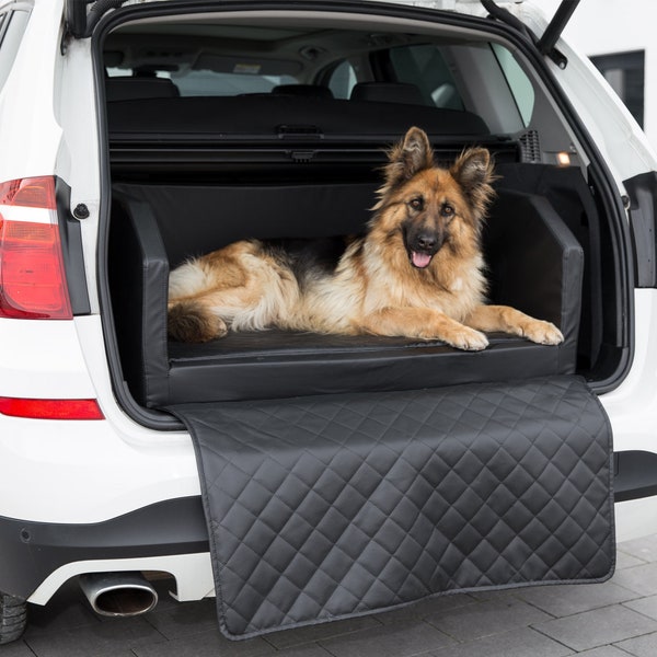 CopcoPet Hunde Reisebett Autohundebett Hundebett Kofferraum Kofferraumbett Autositz wahlweise mit Anschnallsystem