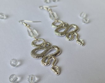 boucles d'oreilles serpent