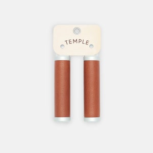 Premium Leather Bicycle/Bike Handlebar Grips, Vintage Retro Bike Handles, Classic Design, Cycling Accessory. Eco Friendly Gift for Cyclist.