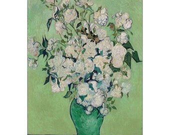 Vase of Roses By Van Gogh