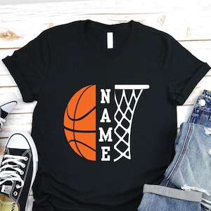Customized Basketball Shirt | Your Name Basketball | Personalized Basketball Shirt | Game Day Shirt | Basketball Season Tee |Basketball Gift