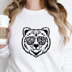 Mama Bear Hoodies | Mama Bear Sweatshirt | Gift For Mom Hoodies | Cool Mom Hoodies | Gift for Her | Family Sweatshirt