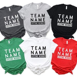 Personalized Family Shirt | Custom Name Shirts| Family Reunion Shirt | Matching Family Shirt |Lifetime Member | Family Gathering |Team shirt