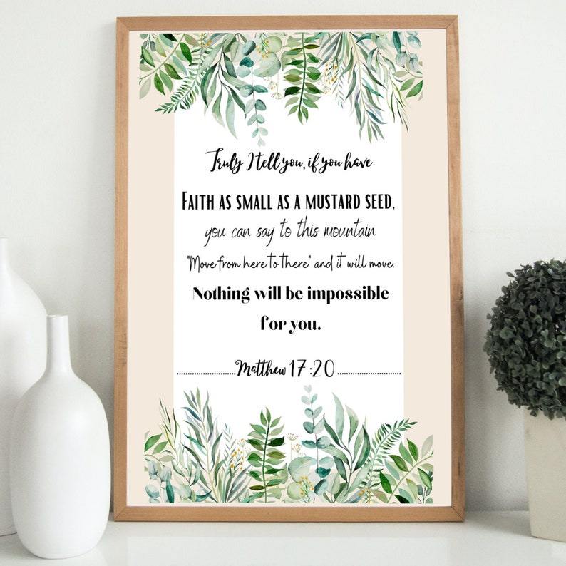 Bible Verse Printable Digital Download Wall Art Home - Etsy Australia