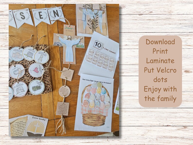 Easter Religious Themed Printable Activity Bundle Easter Story Bible ...