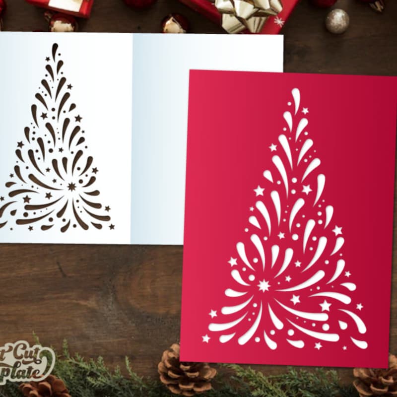 Christmas Card Svg - Etsy
