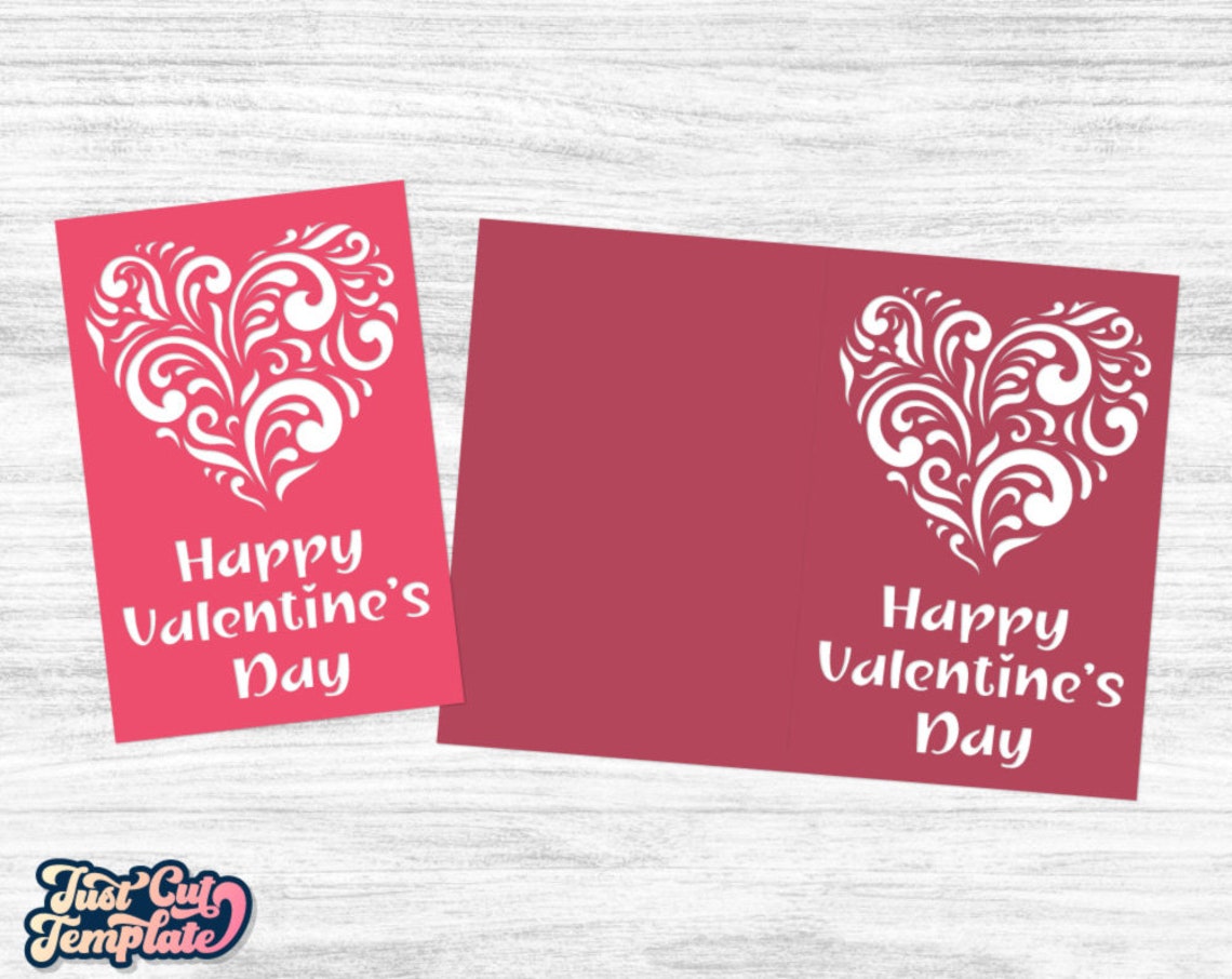 8 Valentine’s Day Card SVG Set Cricut Joy Valentines Card - Etsy