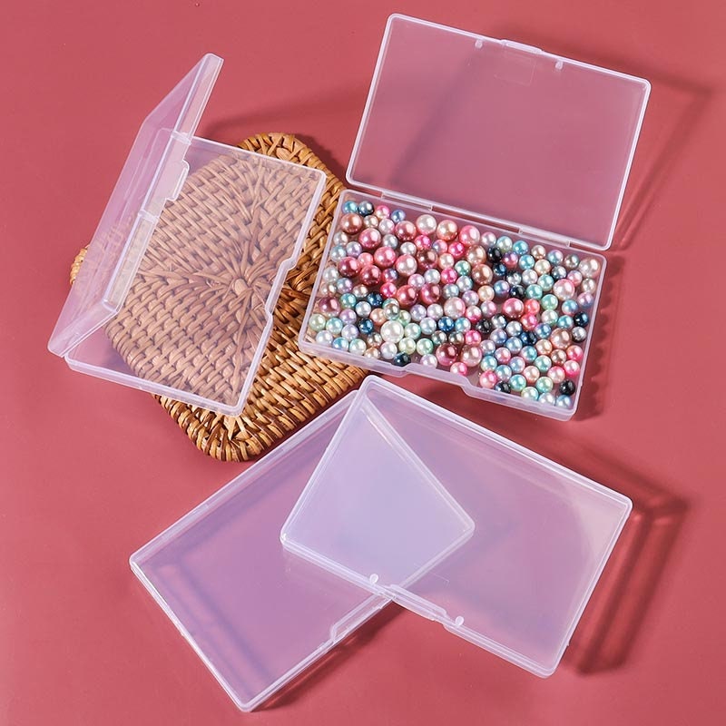 30 Clear Bead Storage Containers Box Plastic Pot Jars for Craft Supplies  Clear Jewelry Box Bead Storage Container Earrings Organizer Jars 