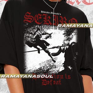 T-shirt Sekiro Shadows Die Twice de Hidetaka Miyazaki en édition limitée, chemise Sekiro, cadeau pour femme et homme T-shirt unisexe