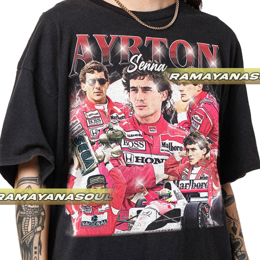 Ayrton Senna T-Shirt: Racing Legend Graphic Tee