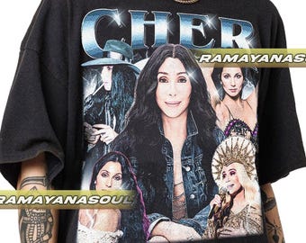 T-shirt Cher en édition limitée, T-shirt cadeau pour lui, Chemise musique Cher, T-shirt unisexe, Meilleur cadeau pour elle T-shirts YS11