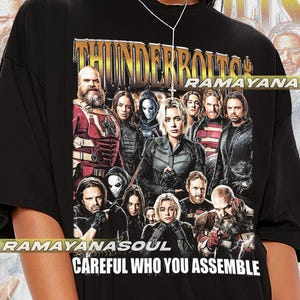 Camiseta Thunderbolts Edição Limitada: Camiseta Unissex de Algodão com Estampa