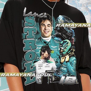 Lance Stroll #18 T-Shirt: Formula 1 Racing Graphic Tee