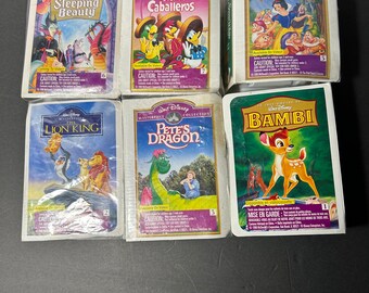 1995/96 McDonald’s Happy Meal Toy Lot Walt Disney Pete’s Dragon Bambi Snow White Lion King Sleeping Beauty Three Caballeros