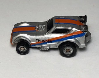 1987 Micro Machines Plymouth Arrow Silver Thunder Funny Car Galoob 80s