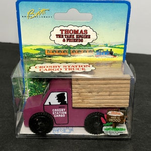 1994 Thomas The Train Wooden Railway Crosby Truck Brit Allcroft CROSBY TRUCK  in Package RARE!