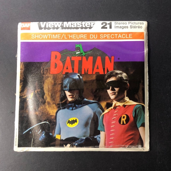 1976 Batman SEALED View Master Reels GAF DC Comics 70s