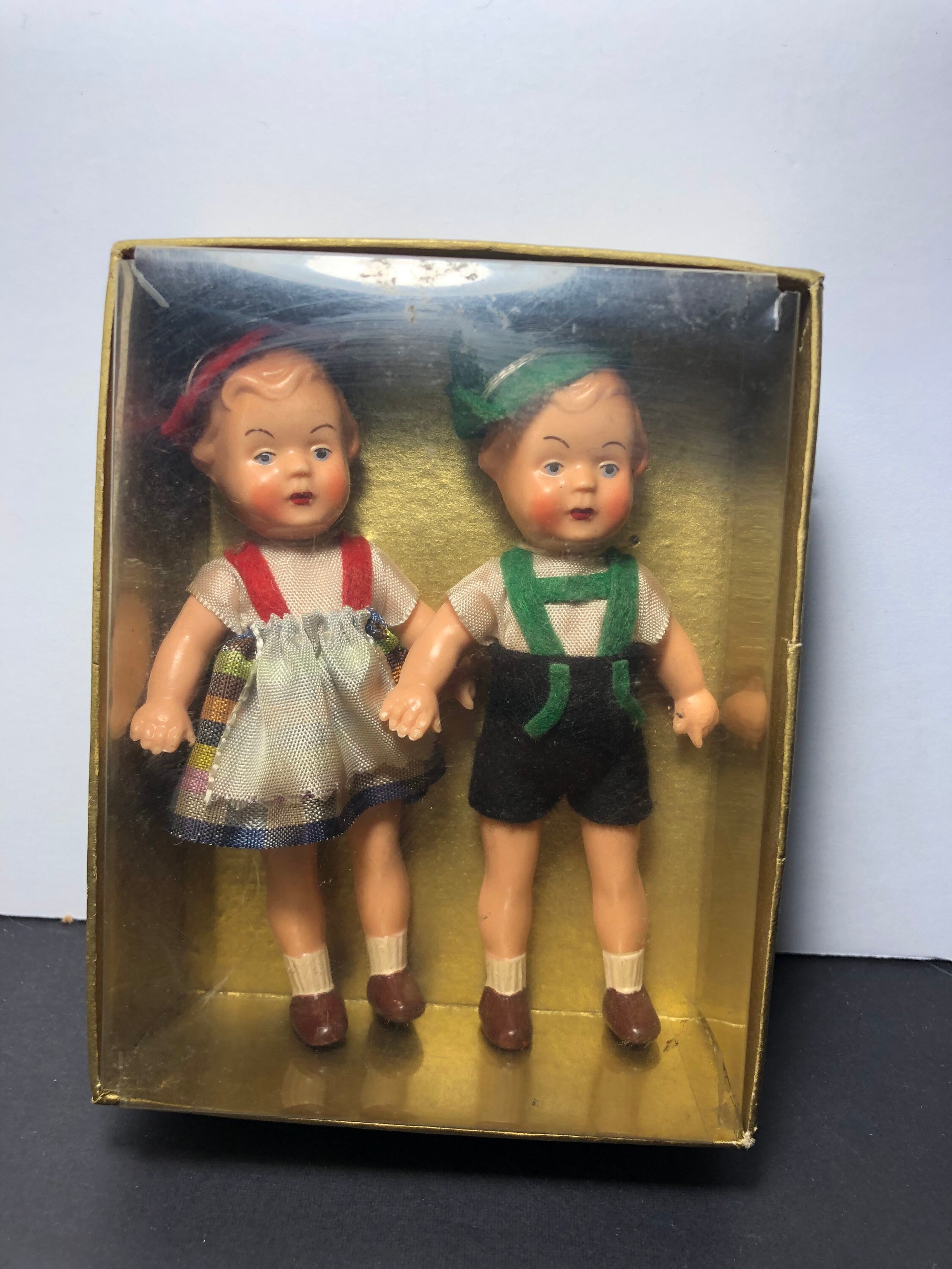 50s-60s EDI Dolls Germany 4 1/2” Boy Girl Celluloid Jointed 181 - Etsy