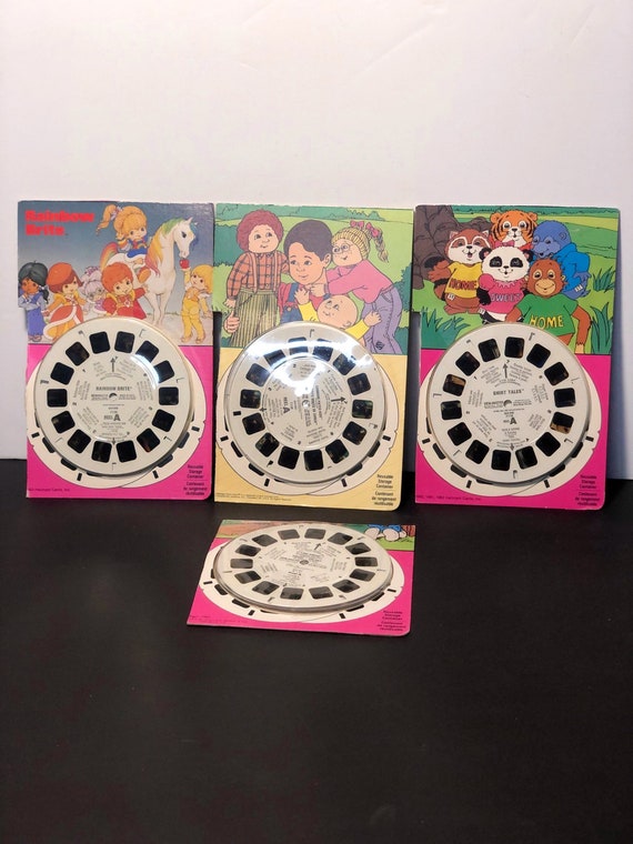 80s View Master Reels Cabbage Patch Kids Smurfs Rainbow Brite Shirt Tales  Choose the One You Love 