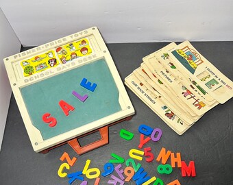 1972 Fisher Price School Days Desk 70s A Near Complete Set