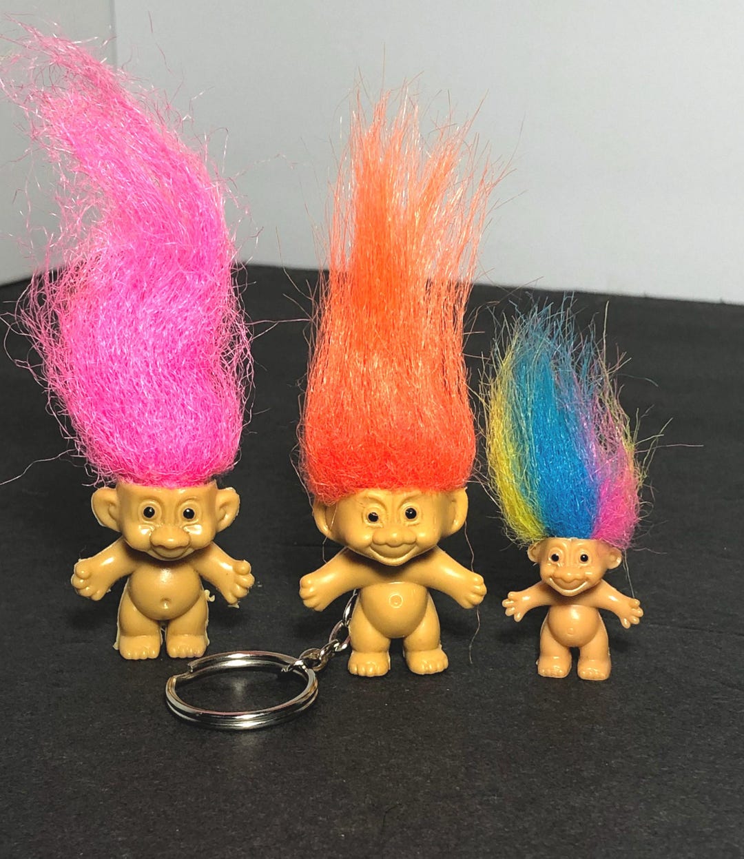 80s 90s Troll Lot of 3 RUSS Forest Keychain - Etsy