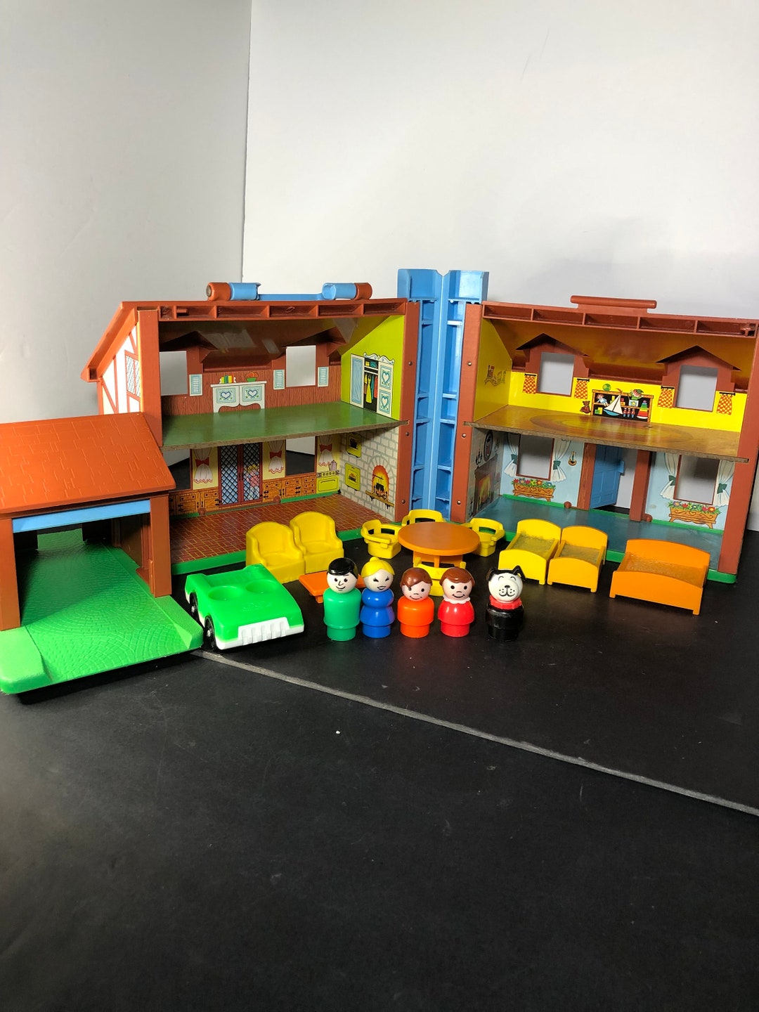 1980 Fisher Price Play Family House #952 Lot 80s Little People - Etsy