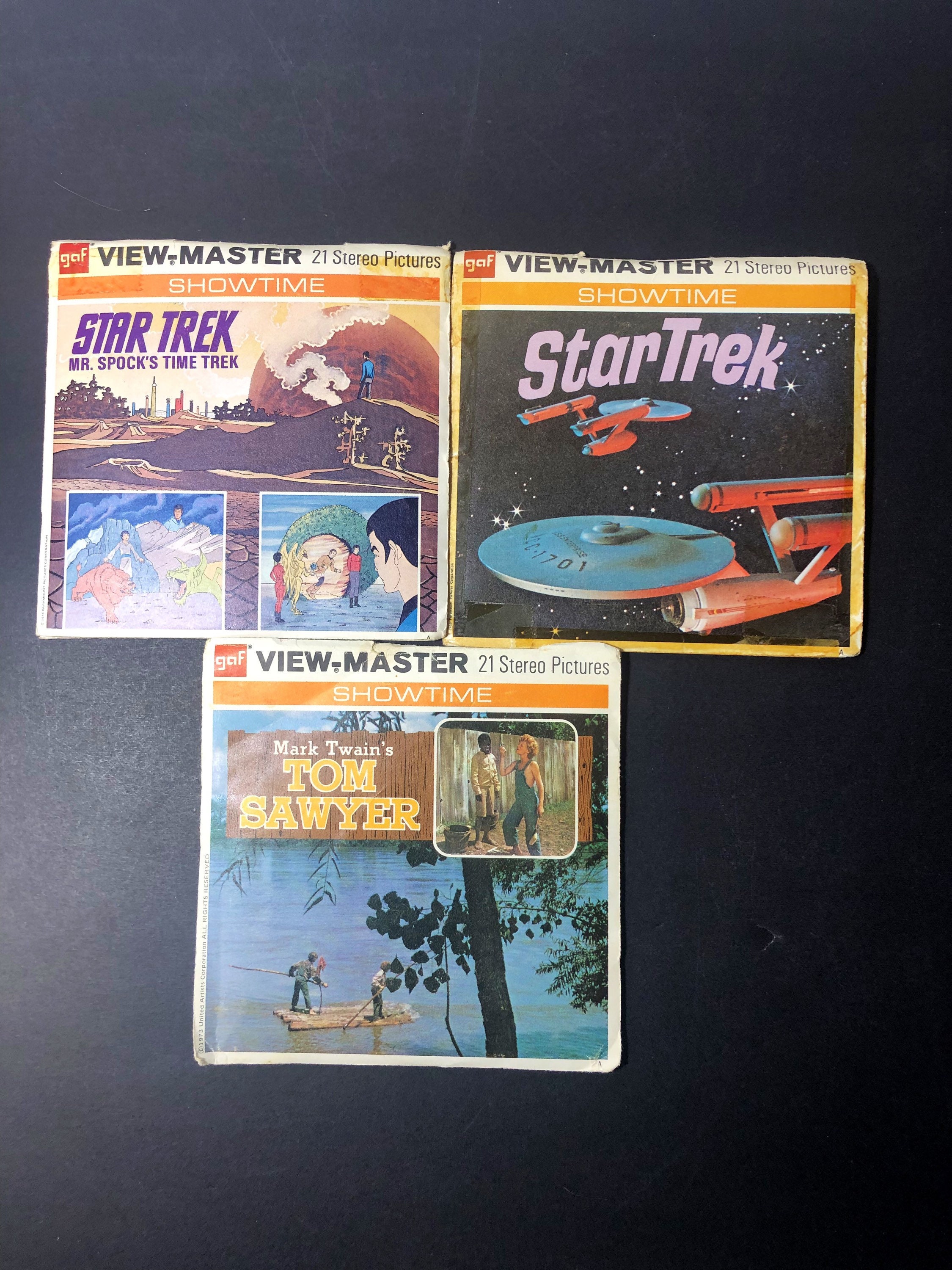 70s View Master Star Trek Choose the One You Love Tom Sawyer GAF