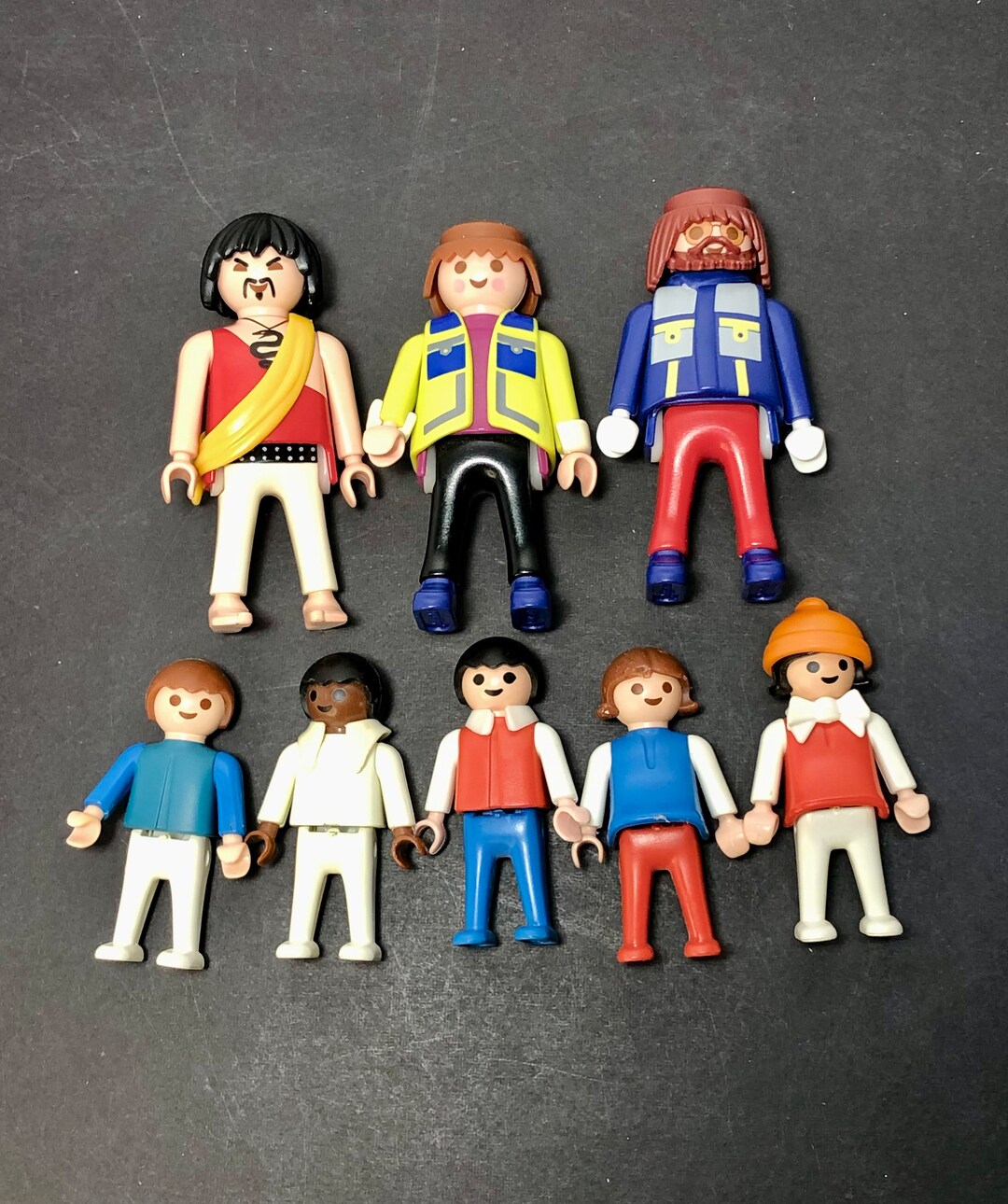 80s Playmobil Figures Lot of 8 Children and Men Geobra Etsy