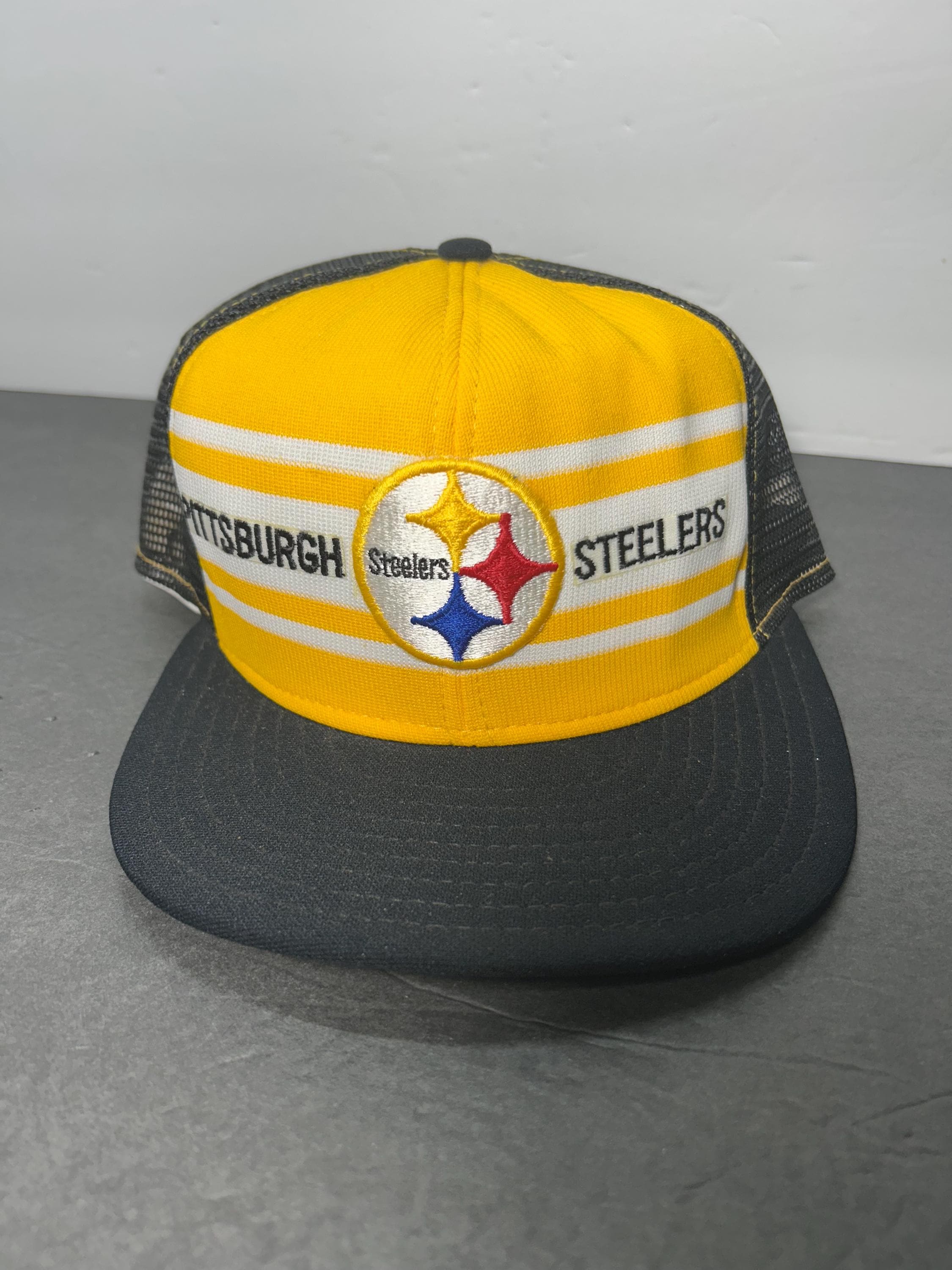 Pittsburgh Steelers Vintage 80s-90s Snap Back Adjustable Truckers