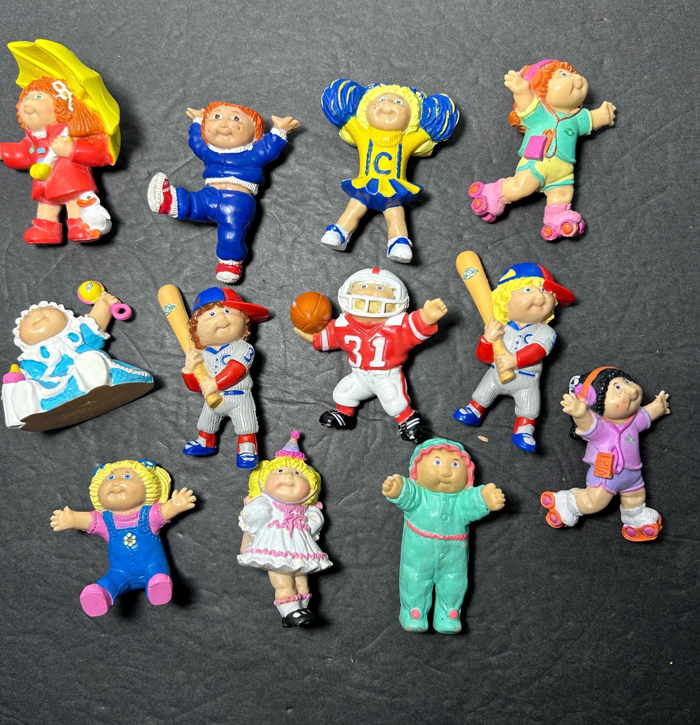 Cabbage Patch Kids ミニフィギュア セット17＋1スタンプ 1984 Cabbage Patch Kids PVC Figures Lot CPK 1.5”-2.5” Tall (B) - Etsy