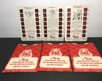 50s TruVue Buck Rodgers Circus Boy Disneyland Park lot of 3 Cards  Beaverton Oregon