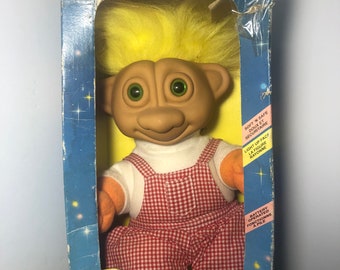 1992 Glow Troll Yellow Hair C Battery Required Not Included