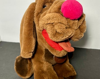 1984 Wrinkles Dog Brown Ganzbros Heritage Collection Tag No 475628 Plush