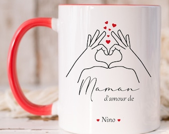 Personalized Mother's Day Mug with Name - Mother's Day/Grandma's Day Mug - Birthday Gift for Mom/Grandma - Grandmother's Day