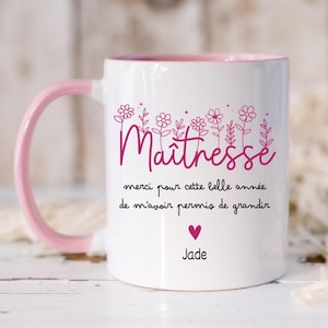 Taza para Maestro - Regalo de Fin de Año Escolar - Taza Personalizada - Gracias Maestro