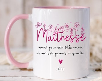 Teacher Mug - End-of-Year Gift - Personalized Mug - Thank You Teacher